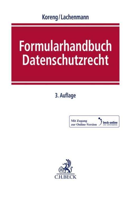 Thumbnail - Formularhandbuch Datenschutzrecht Ansgar Koreng