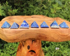 Lapis Pyramid 1" - 1.25" (25-30 mm Natural Gemstone,Crystal, Lapis Lazuli)