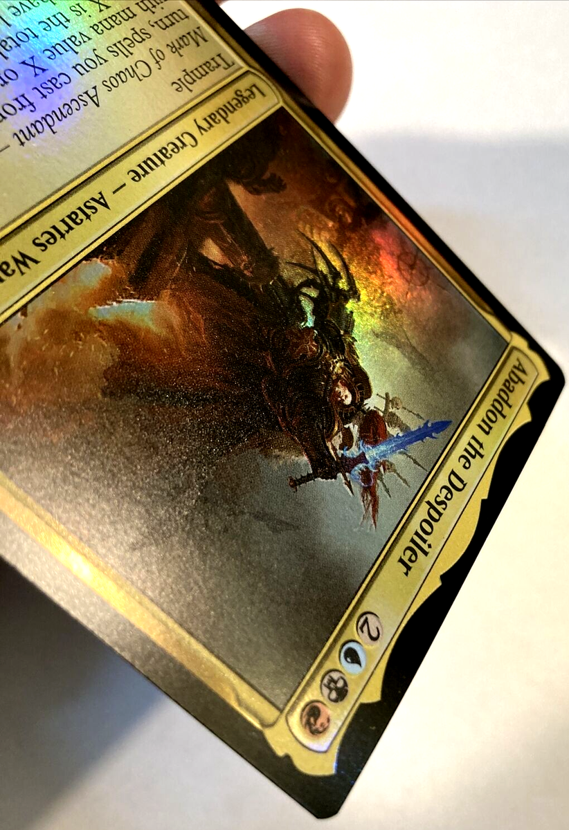 abaddon the despoiler mtg card MTG Abaddon the Despoiler *FOIL* Warhammer 40,000 171 NM