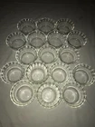 Set of 17 PYREX Corning 463 GLASS Scallop 3-RING Rib RAMEKIN 6oz Custard Cup 1¾"