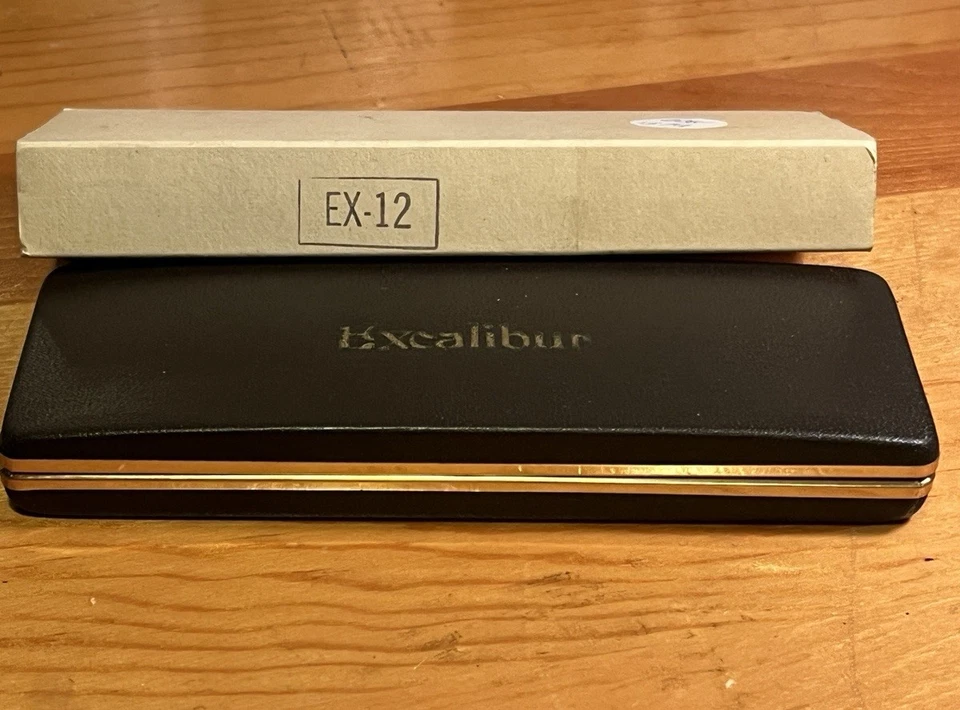 Pentel Excalibur EX-12 Bolígrafo Cromo Cepillado 0.7 Juego de Lápices Mecánicos Como Nuevo Foto 2 de 4