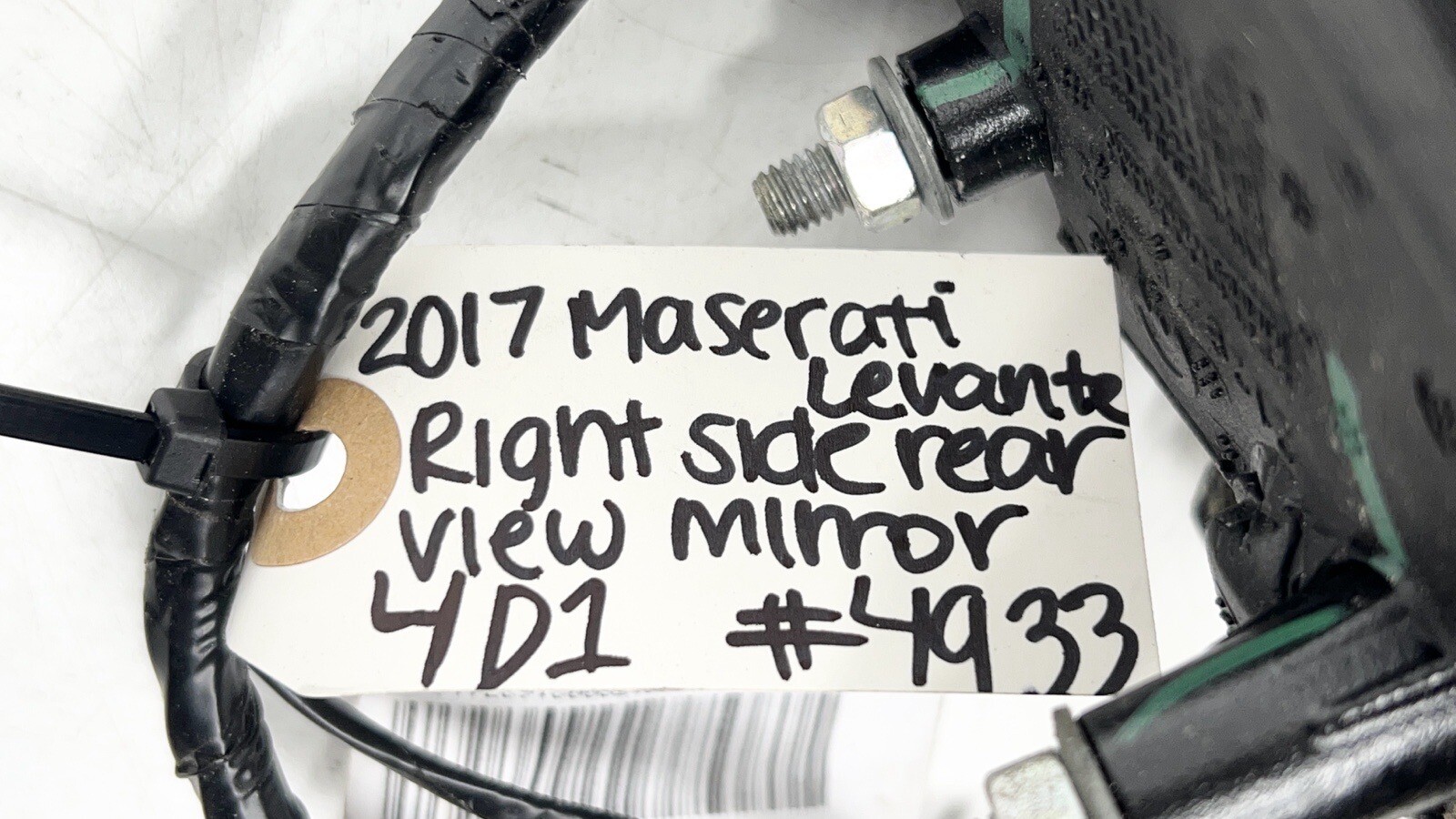 ⭐️2017-2020 MASERATI LEVANTE RIGHT PASSENGER DOOR MIRROR REARVIEW BLIND SPOT BLU