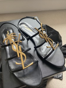 yves saint laurent flat sandals