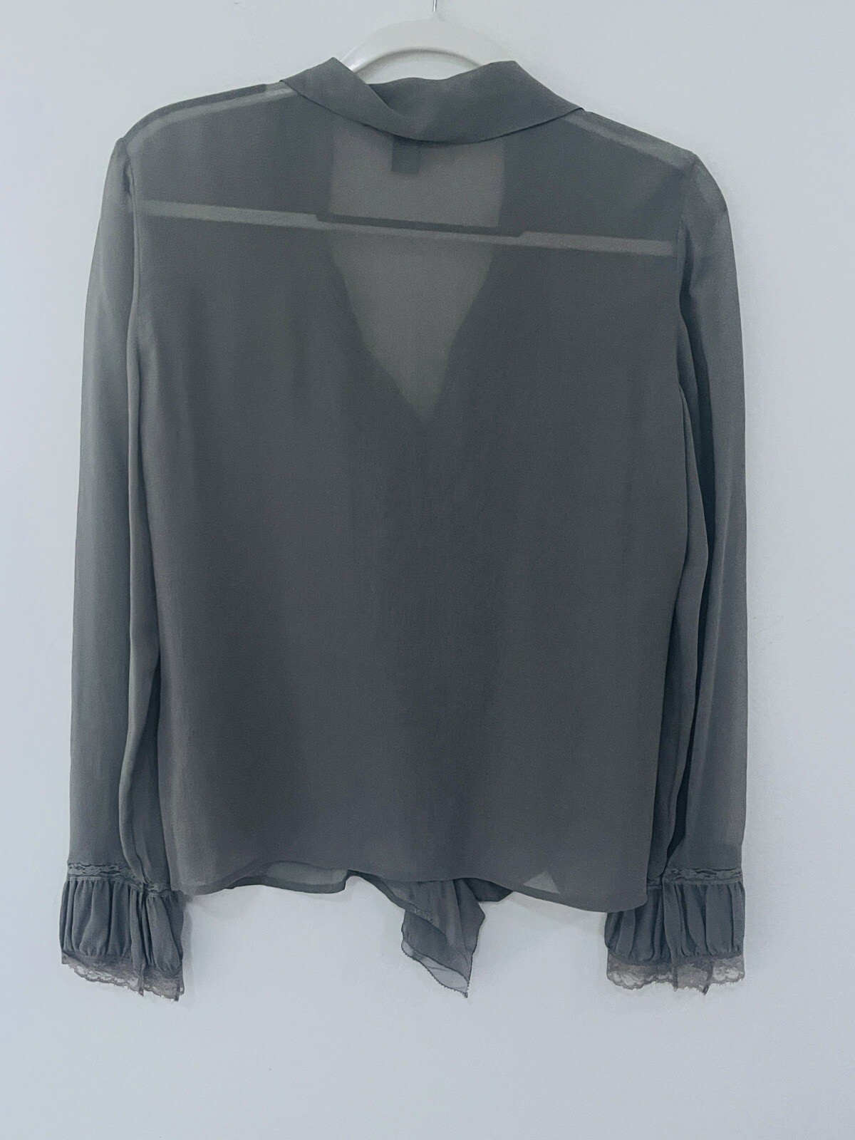 donna karan silk blouse