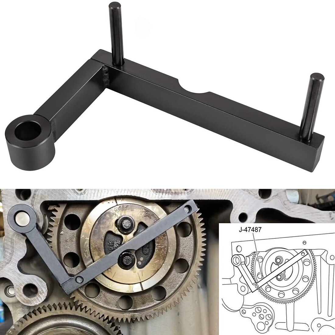 For Detroit Diesel DD13 DD15 Engine Gear Timing Idler 3 Cantilever
