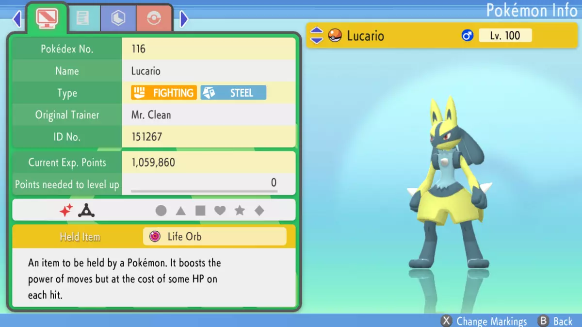 Lucario Shiny 6IV ✨ Battle Ready ✨Pokemon Scarlet & Violet 🚀Fast Trade🚀