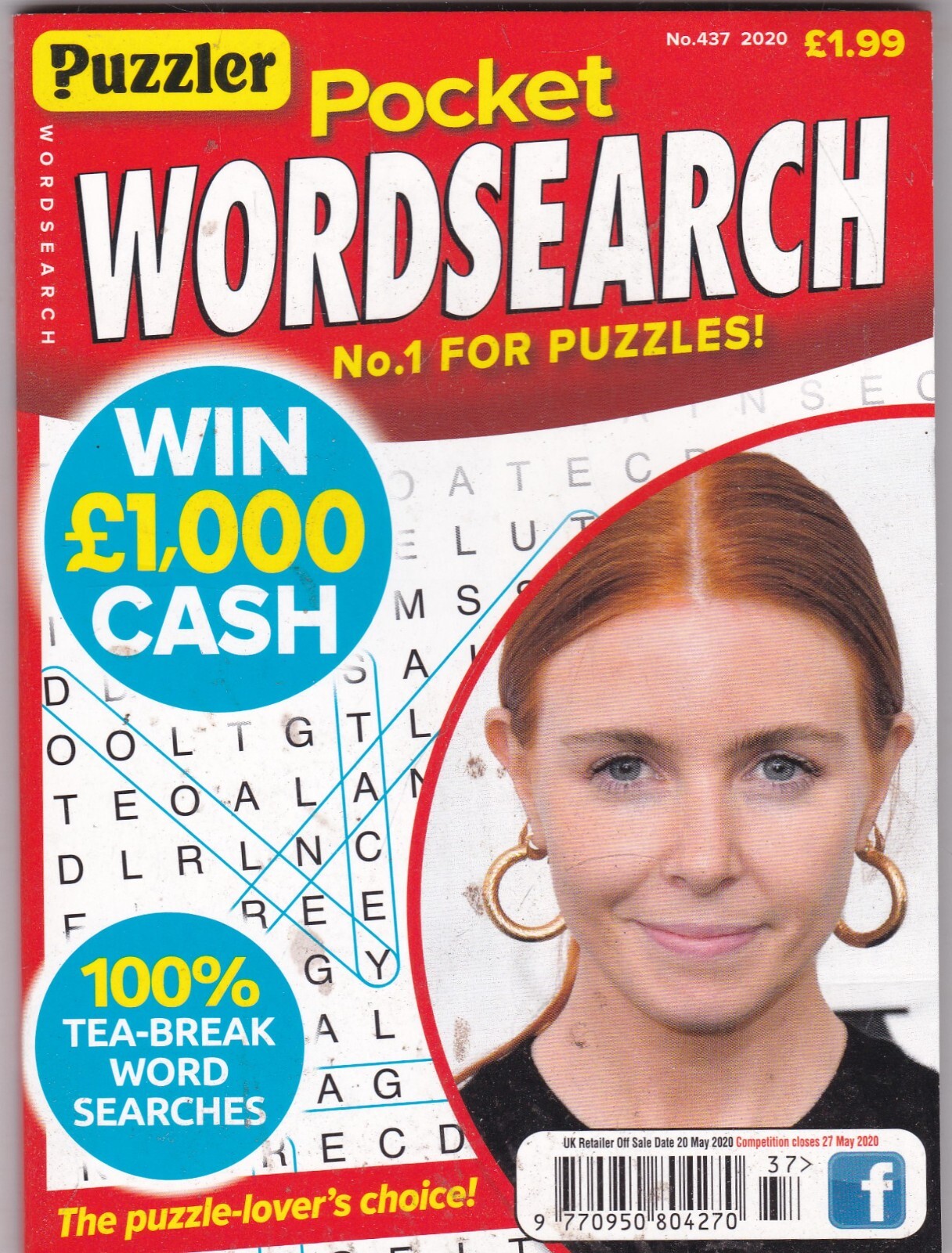 PUZZLER POCKET WORDSEARCH PUZZLE BOOK MAG #437 2020
