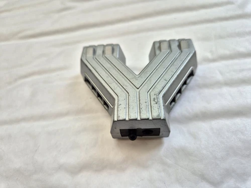 VINTAGE 1990'S MATCHBOX CONNECTABLES CAR VEHICLES SILVER EXTENDER PIECE