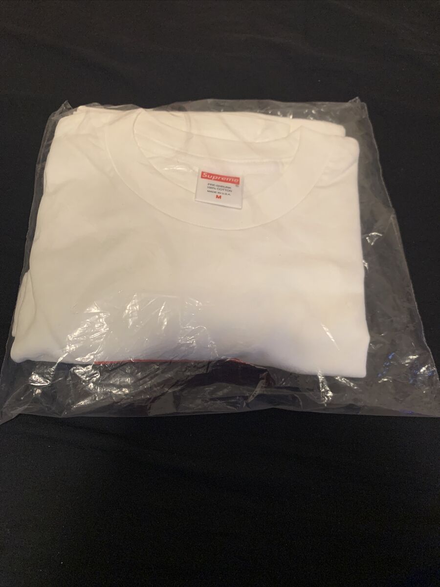 Supreme Box Logo L/S Tee White FW20 (FW20T15) Size (M) Brand New