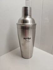 Hard Rock Cafe Cocktail Shaker Stainless Steel NEW Barware Bar