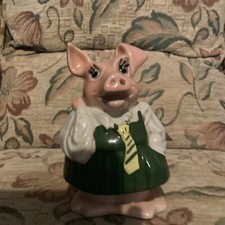 Natwest Girl Pig Piggy Bank Wade Pottery