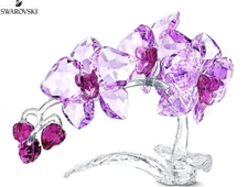 NIB $775 Authentic Swarovski Timeless Beauty Orchid Crystal Figurine #5520373