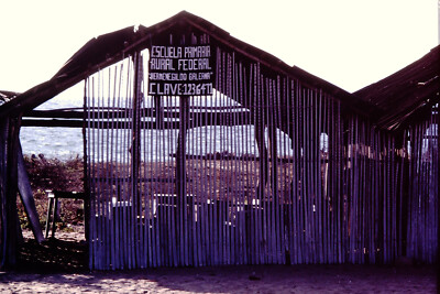 April 1983 Escuela Primaria Rural Federal Clave 1236417 Kodachrome Slide AN-D