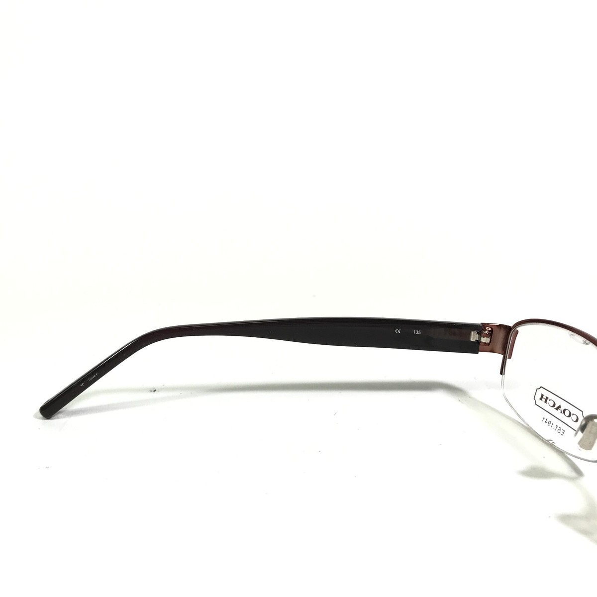 Coach Eyeglasses Frames SUZANNA 246 BORDEAUX Red Oval Half 