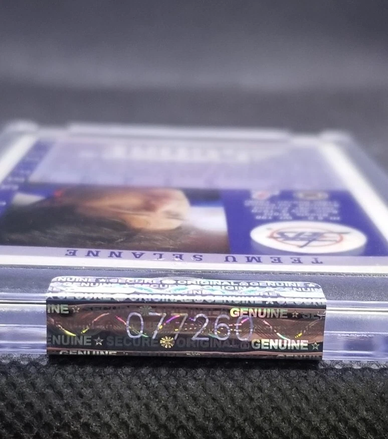 Teemu Selanne 1993 Score Signed On Card  Auto AU IP - Image 2 of 4