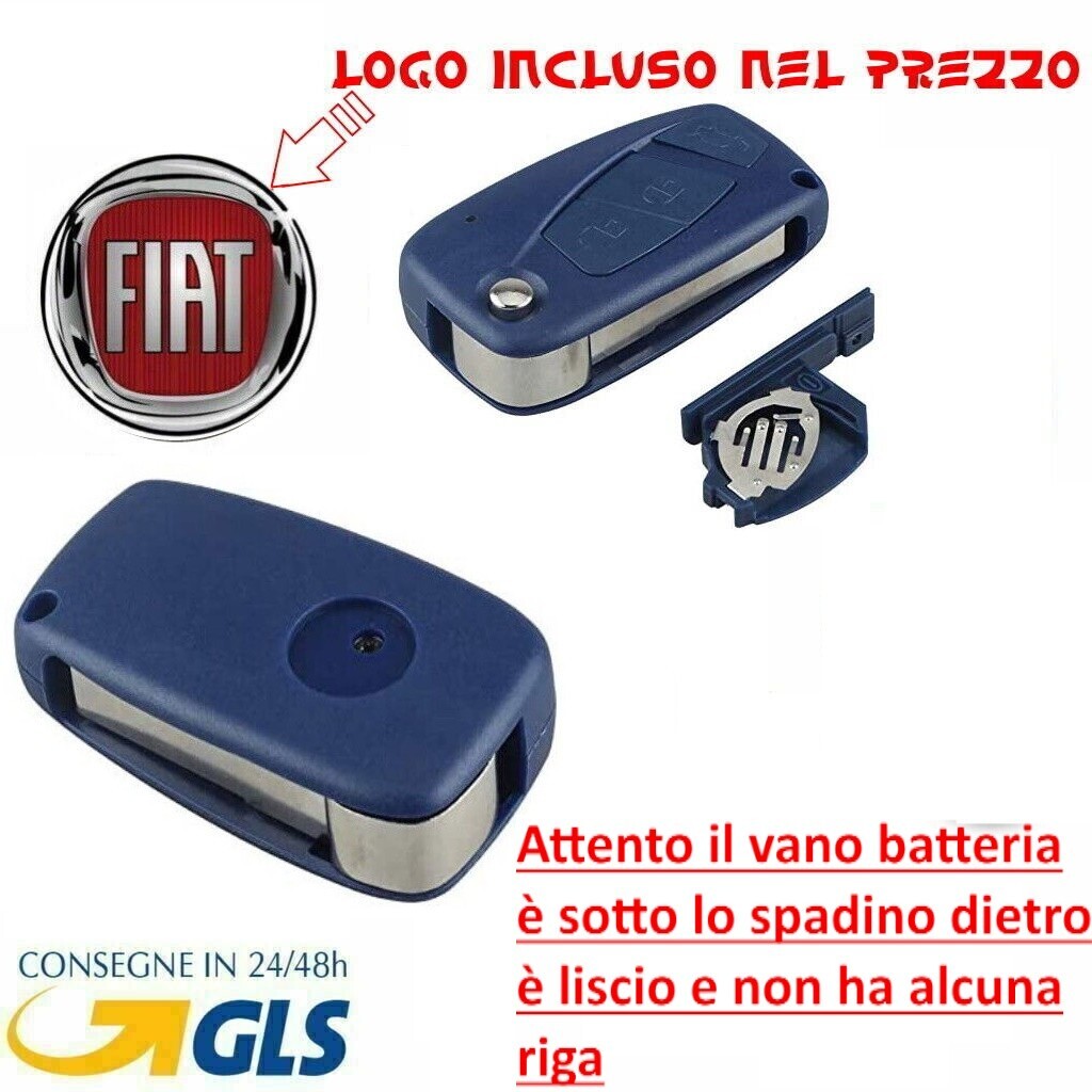 CHIAVE COVER GUSCIO 3 TASTI PER TELECOMANDO FIAT DUCATO SCUDO SE IDENTICO A FOTO