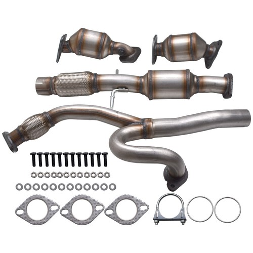 For 2010 2011 Buick Lacrosse 3.6L V6 GAS DOHC NA 3PCS Front Catalytic Converter - Picture 4 of 11