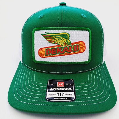 Dekalb Flying Corn Patch Richardson 112 Trucker Cap Hat Mesh Snapback Multicolor