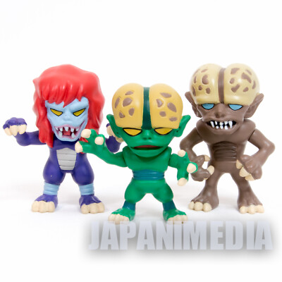 Humanoid Monster Bem Bella Belo 1.5'' Soft Vinyl Figure Set JAPAN ANIME