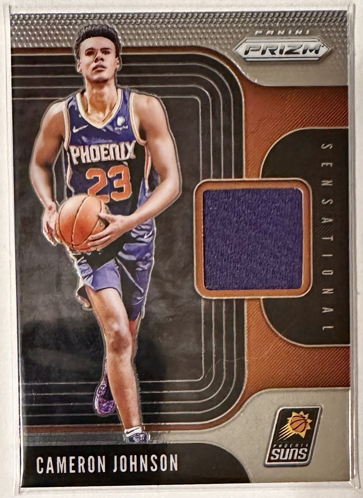 2019 Panini Prizm Sensational Swatches Jersey Cameron Johnson #SS-CMJ Rookie RC
