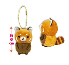 Puchimaru Animals DX Red Panda Plush Keychain Amuse Japan D 2.36 Inch