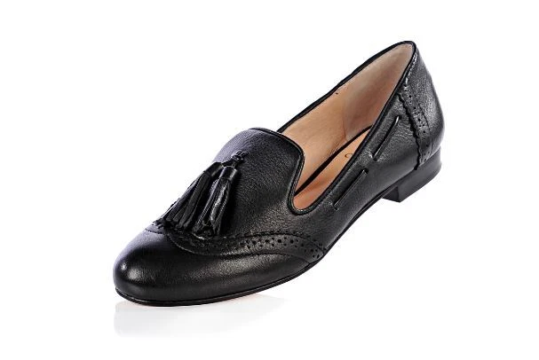 Vince Camuto Women's Chayton Loafer,Black Casual Grain Leather,US 6 M