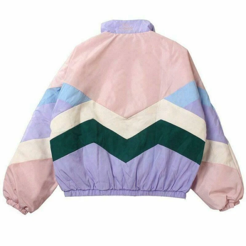 Kawaii Clothing Windbreaker Jacket Pastel Bomber Oversize Japan Ulzzang  Koreans | eBay