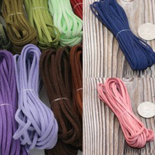 Handmade Thread Macrame Leather DIY Making Flat 5 Yards Braided Bracelet 3mm