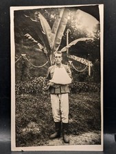Carte postale postcard Baile Govora Roumanie station thermale photo blessé ba...
