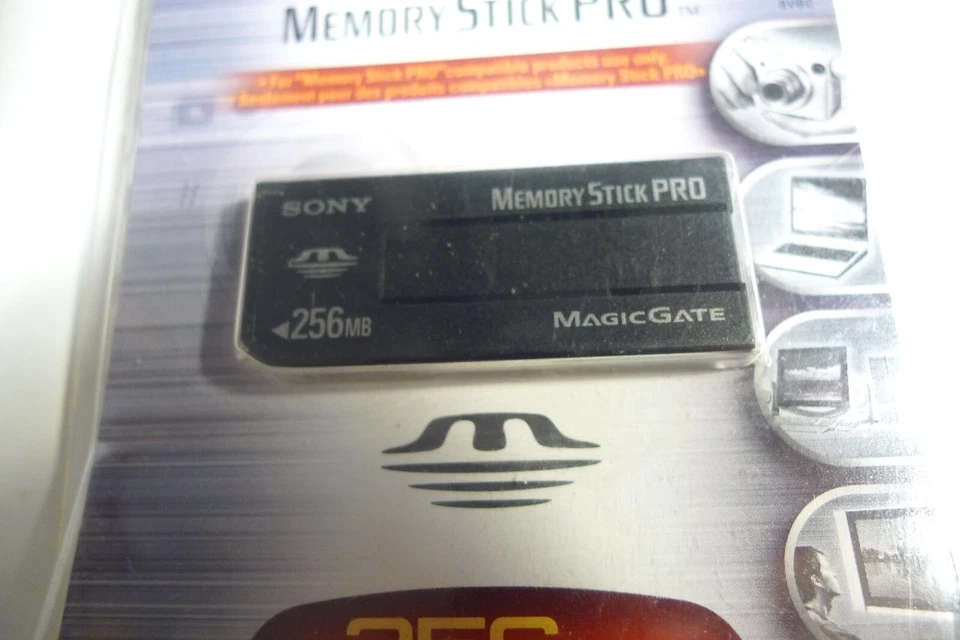 Brand NEW Sony 256MB Memory Stick Pro MagicGate MSX-256S vantage SEALED NIB PSP - Image 3 of 4