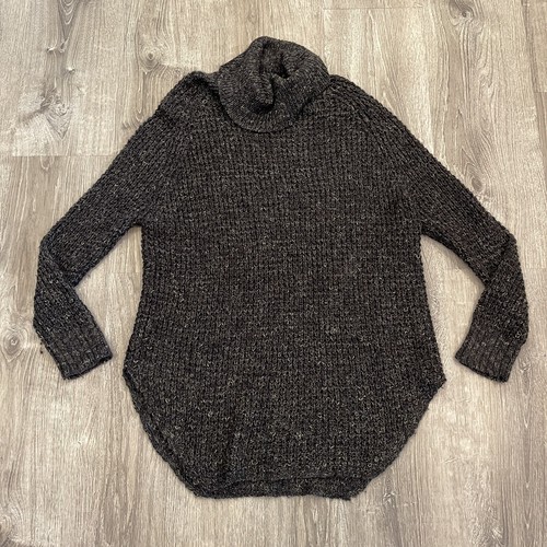 Pull Tunique Oversize Joseph A Col Roulé Rayé Gris/noir - Femme Taille S - Neuf Avec étiquettes