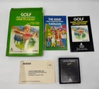 Golf (Atari 2600, 1980) Complete in Box w/ Manual Cleaned Tested Free Shipping