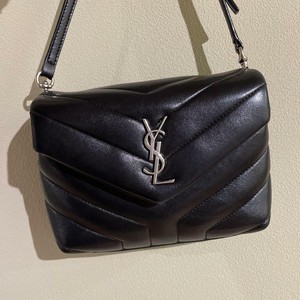 saint laurent women's loulou toy leather shoulder bolsa