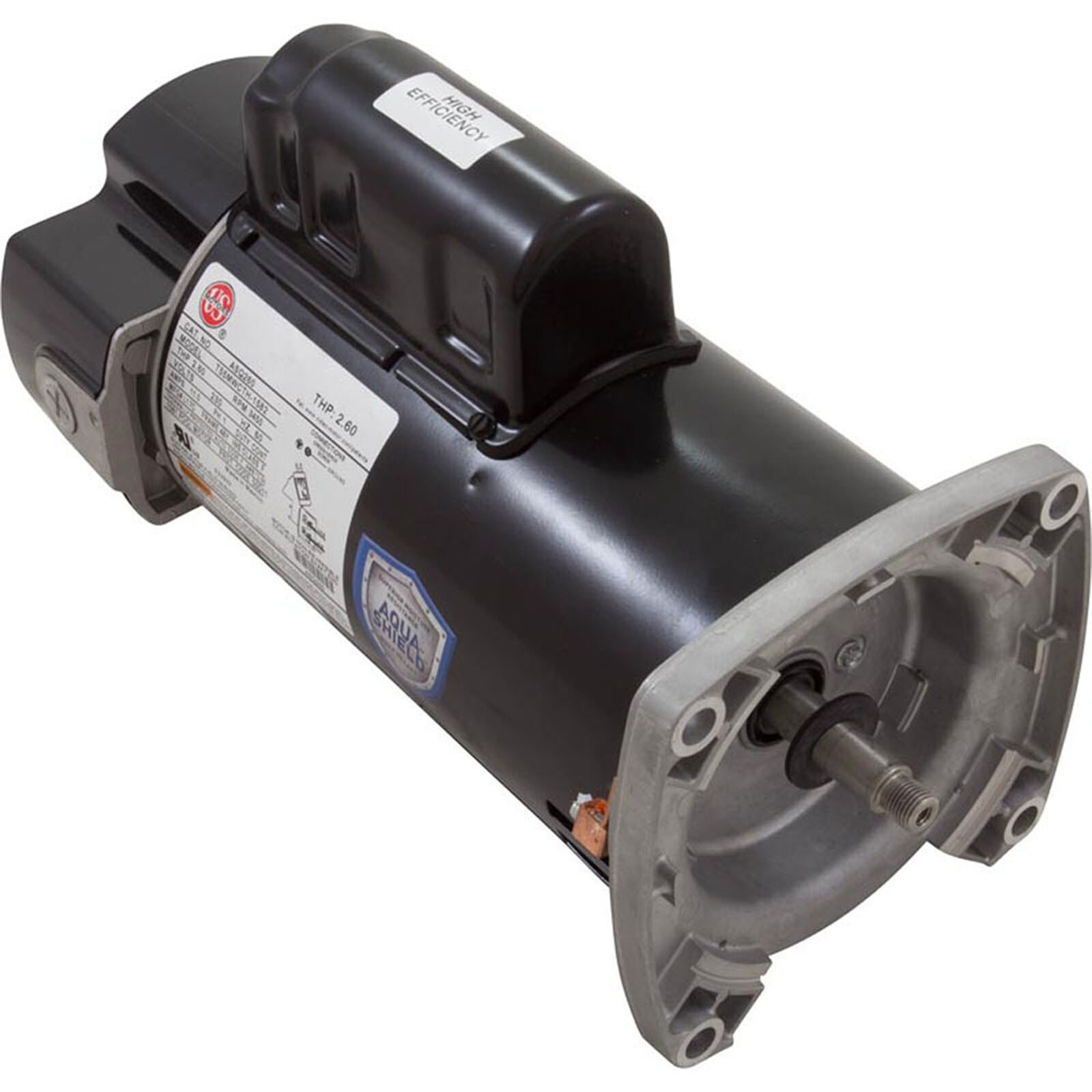 Nidec Motor ASQ260 MOTOR, 2.0hp, 230v, 1-Spd, 48Yfr, SQFL