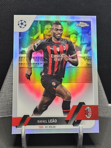 2022-23 Topps Chrome UEFA Club Competitions Refractor Rafael Leao #146