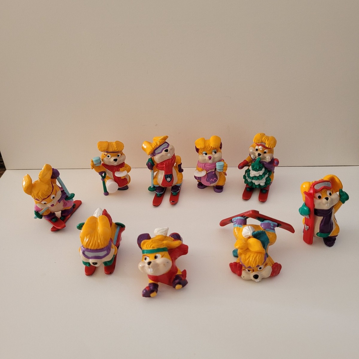 Vintage Kinder Surprise Toys Ski Bunnies Eco Bunnies | eBay