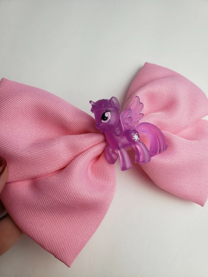 My Little Pony moño de pelo crepúsculo brillante muñeca rosa púrpura niños moda Kawaii Foto 2 de 4
