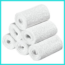 Plaster Cloth Rolls M, Pack of 6 - Gauze Bandages for Body Casts, Plaster of ...