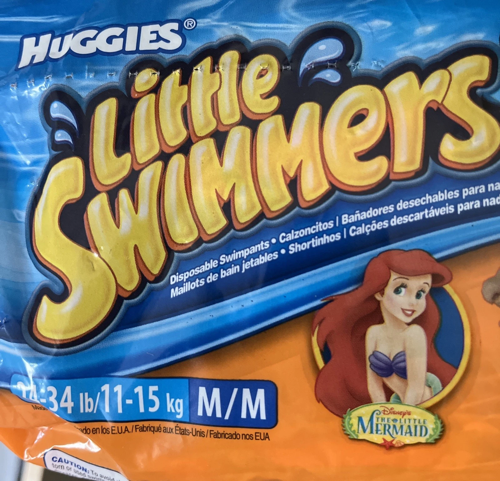 VTG 11 Pack Disney’s The Little Mermaid Little Swimmers Baby Swim Diapers Medium
Opens in a new wind