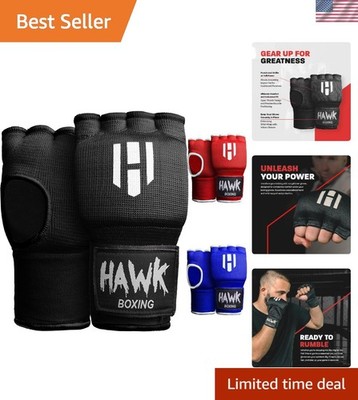 Hawk Elastic Hand Wraps & Inner Gloves Pair - Unmatched Protection for Fighters
