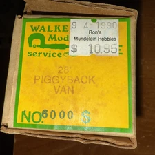 HO New Diecast Walker Models 1947  28' Piggyback Van