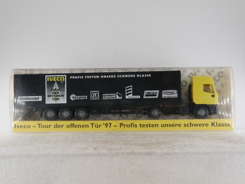 Wiking 1:87 Werbemodell A.S.S H0 LKW Iveco EuroStar Tour der offenen Tür ´97 OVP - Bild 2 von 11