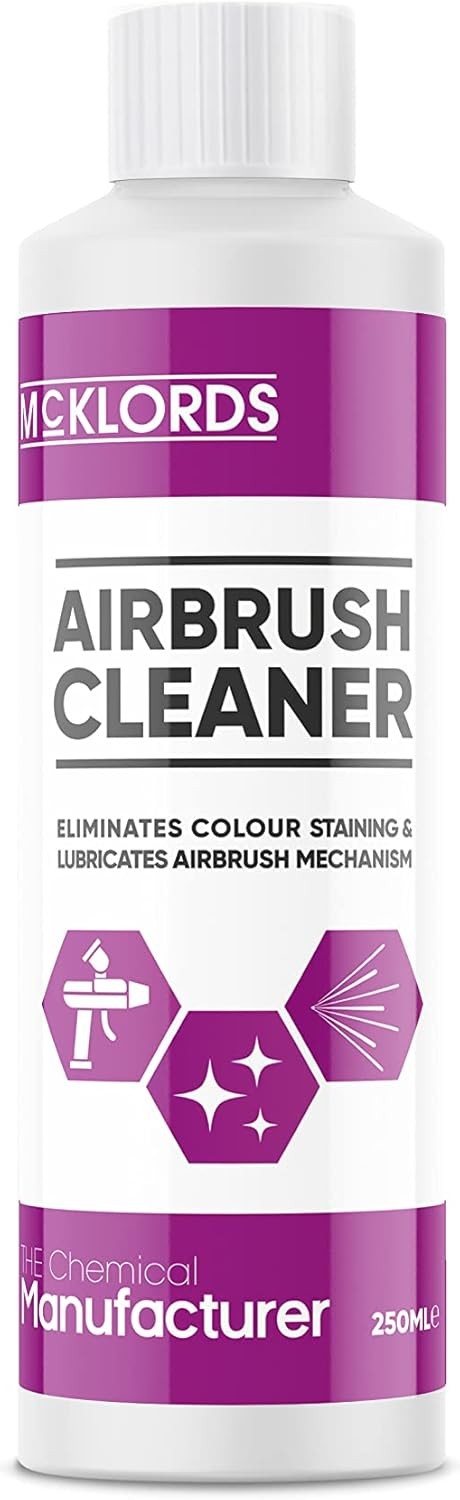McKLords - Airbrush Cleaning Solution | Acrylic Paint Cleaner for Airbrushing a