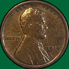 1914-S Lincoln Wheat Cent Fine F Coin, Cleaning #36150