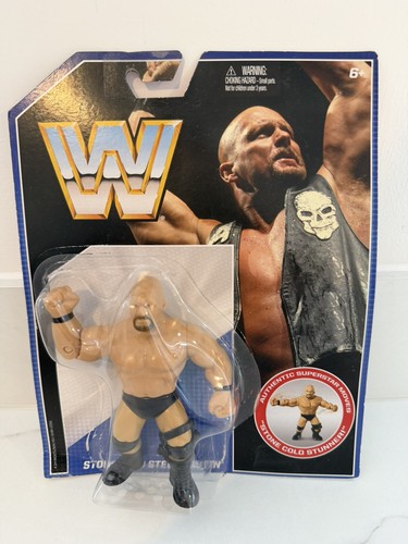 WWE Retro Series Hasbro-Style Figure Stone Cold St...