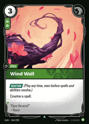 Riftbound: League of Legends - Windwall - Origins - MINT/NMINT - FR - FOIL