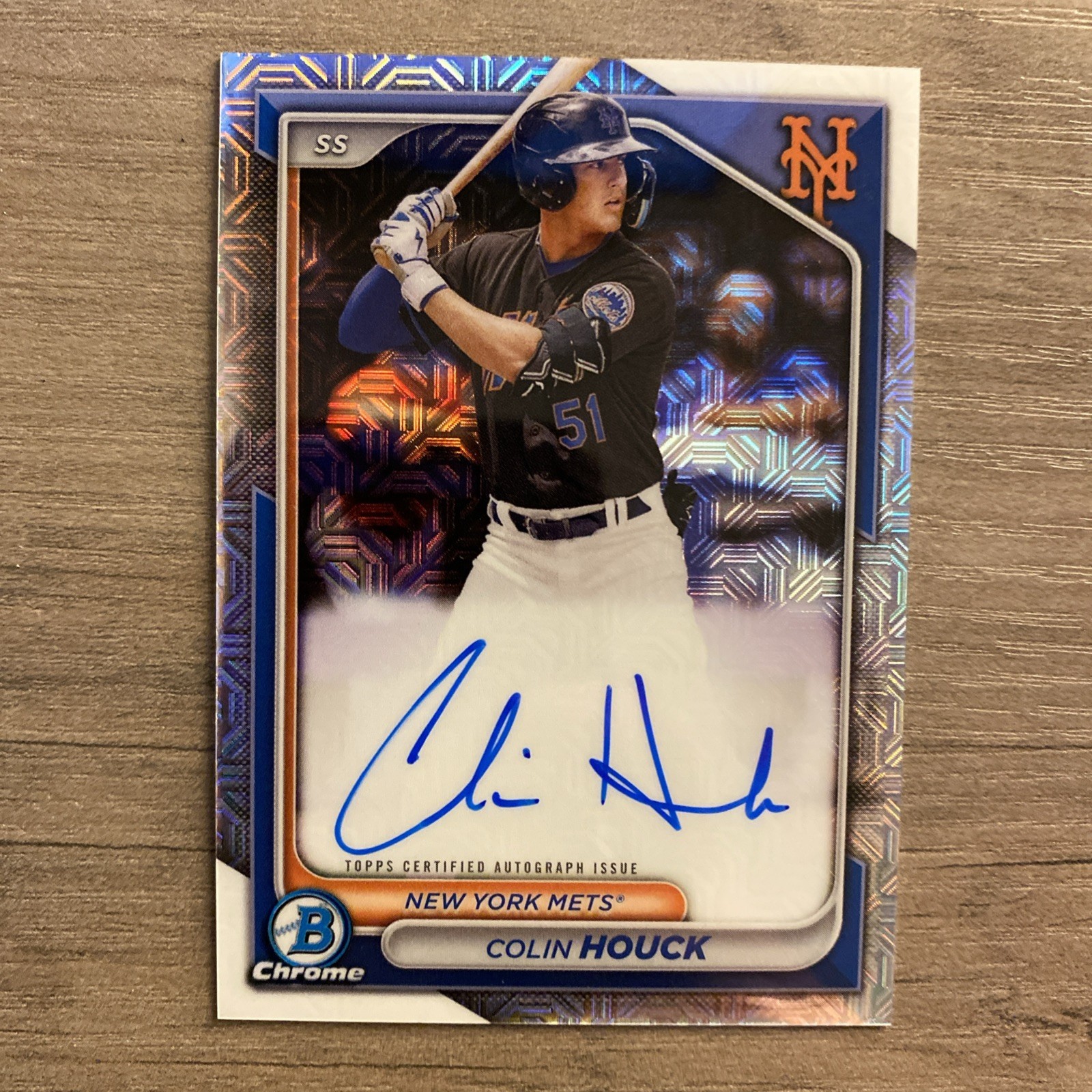 2024 Bowman Chrome Prospect Mega Box Auto Colin Houck #BMA-CH Auto