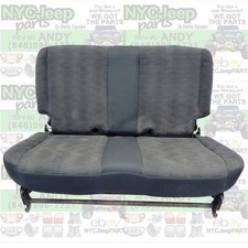 03-06 Jeep Wrangler Tj Cloth Oem Rear Seat Fold Bench Dark Gray 03-06 Jeep Wrangler Tj Cloth Oem Rear Seat Fold Bench Dark Gray
