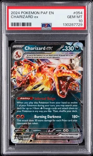 Charizard ex 054/091 Pokemon SV: Paldean Fates Holo Rare PSA 10 GEM MINT 💎