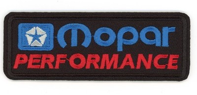 Mopar Performance Logo Patch   Iron-On Sew-On High Performance Heritage Applique